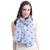 Beagle Dog Print Scarf Lightweight