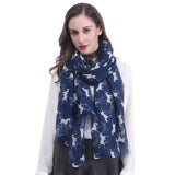 Horse Print Scarf Lightweight