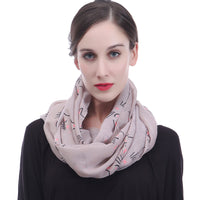 Cat Print Scarf Lightweight