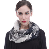 Skull and Flag Print Scarf