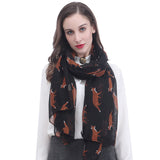 Fox Print Scarf