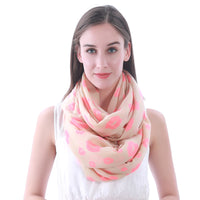Valentine's Day Lips Kiss Print Scarf
