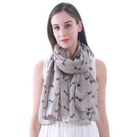 Cavalier King Charles Spaniel Dog Print Scarf Lightweight