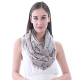 Border Terrier Dog Print Scarf Lightweight