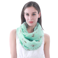 Cat Print Scarf Lightweight