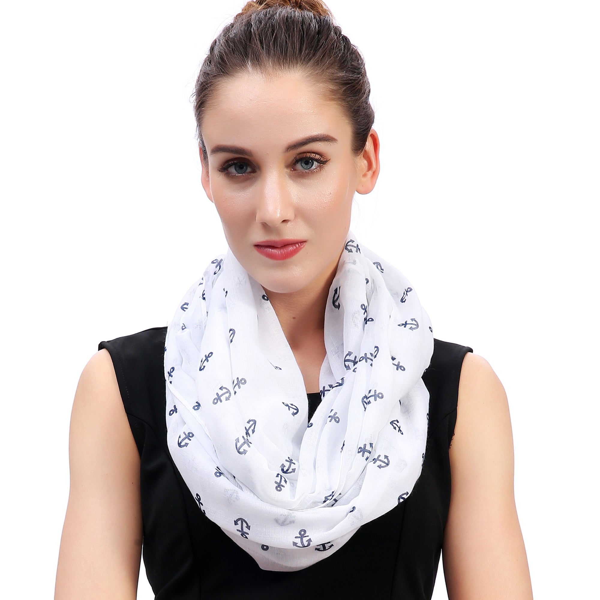 Lina & Lily sciarpa stola donna con stampa gatti Sciarpe e stole .e