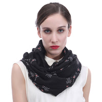 Cat Print Scarf Lightweight